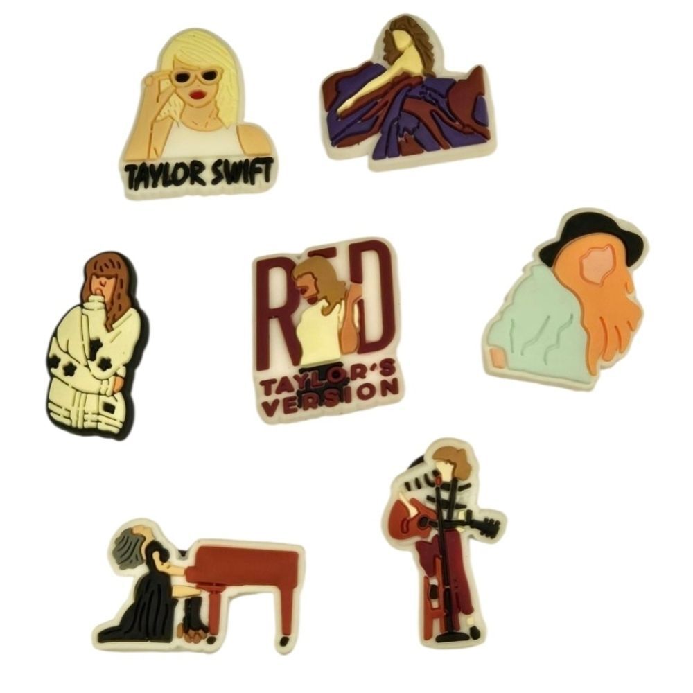 Taylor Swift Croc Shoe Charms | Cartoon Jibbitz Style Accessories 6/$20 NEW
